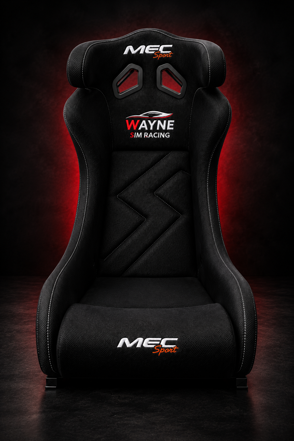 Butaca Deportiva MEC Sport Wayne Sim Racing vista frontal
